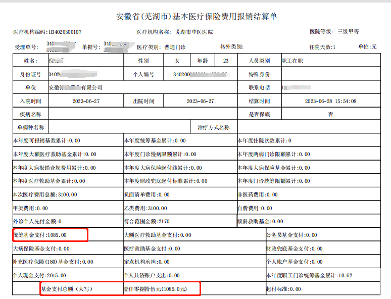 全省首張醫(yī)療收費(fèi)電子結(jié)算憑證在蕪湖市結(jié)算成功(圖2)